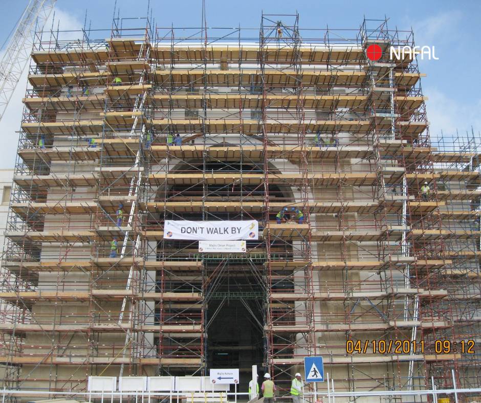 Scaffolding Work for Majlis Al Surah Building at Muscat for Royal Court Affairs