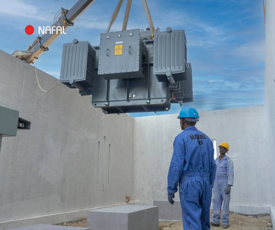 Transform Installation work at Muscat for Muscat Electricity Company