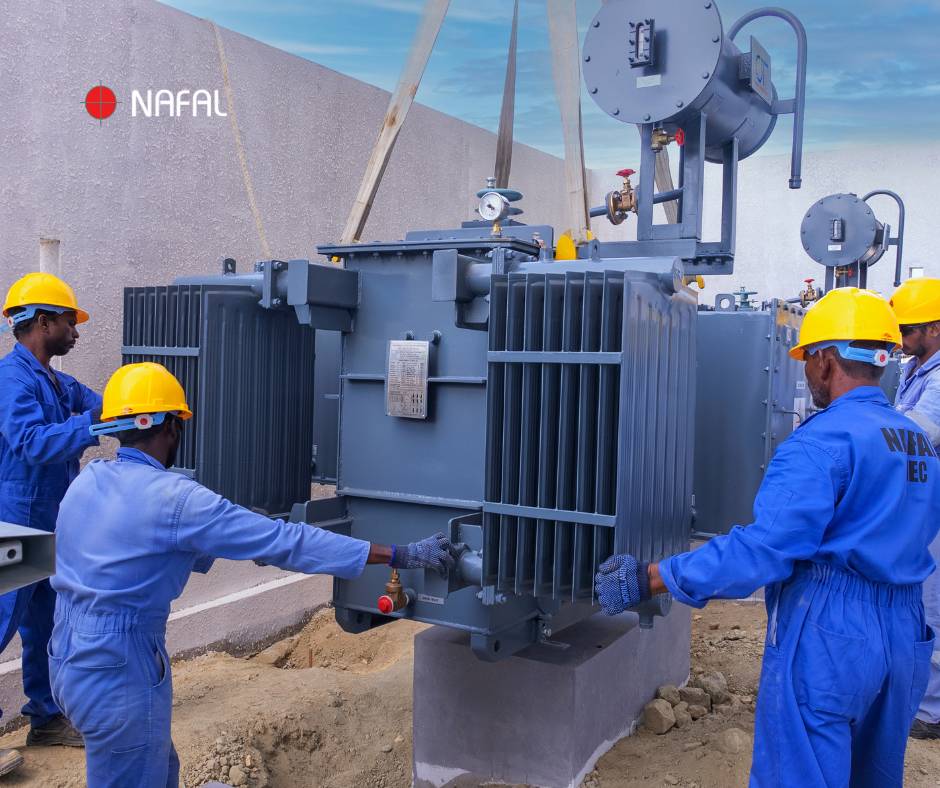 Transform Installation work at Muscat for Muscat Electricity Company